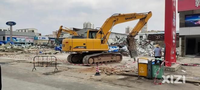 惠州河南岸汽車大市場拆除，未來將建設(shè)公園與停車場